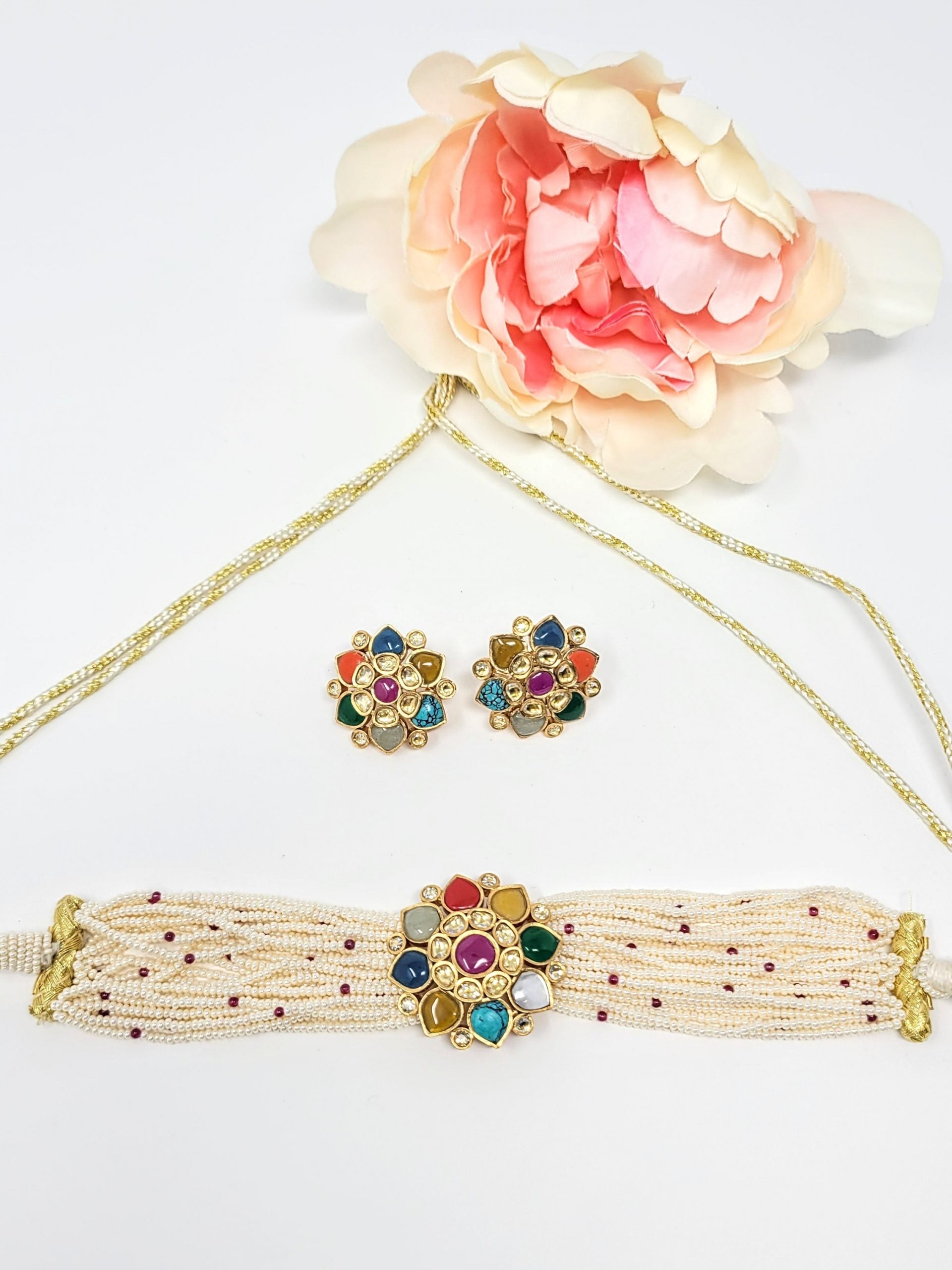 Multi Color Choker Set image 1