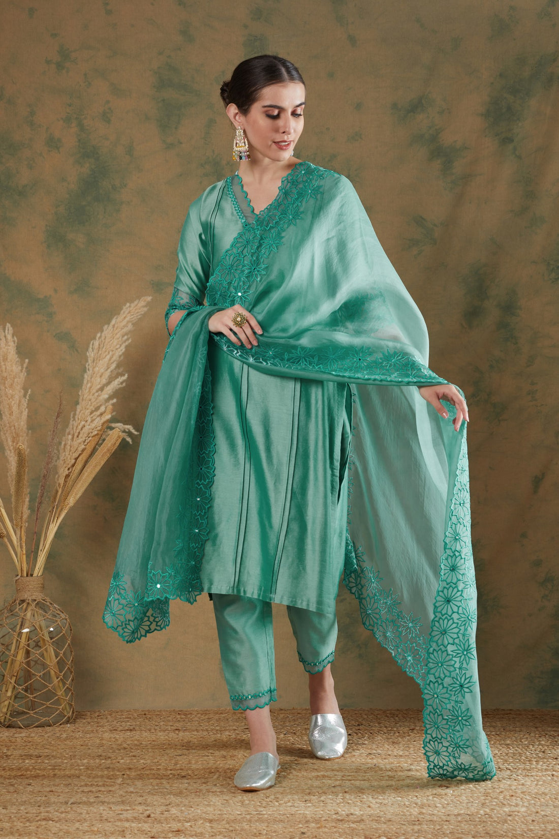 Steel Blue Suit Three Piece Set image 6