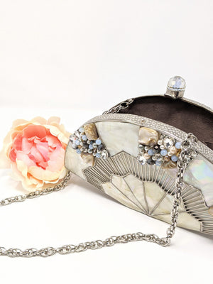 Fan Mother of Pearl Clutch image 3