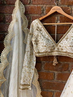 Ivory Sharmily lehenga set image 4