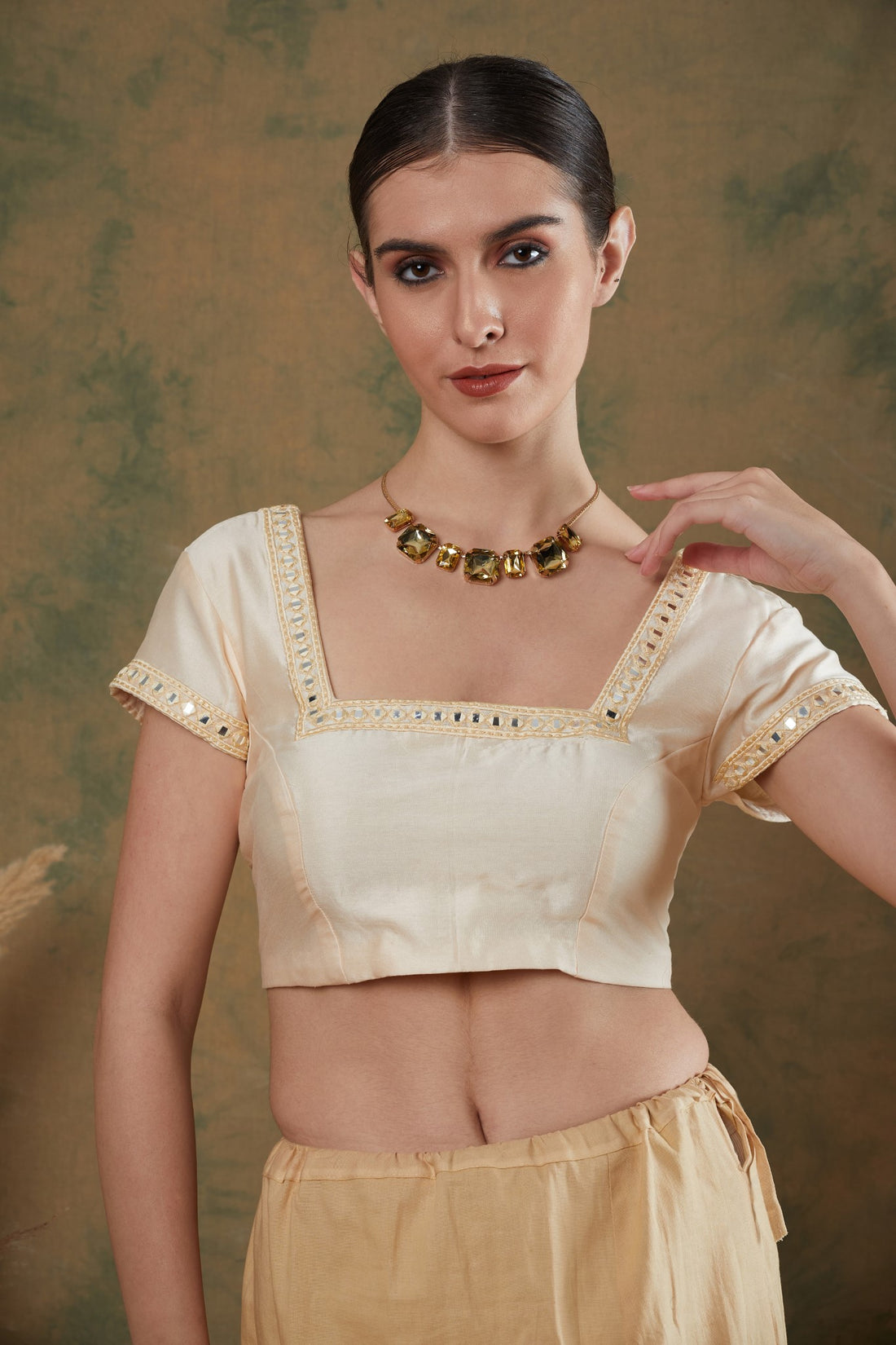 Ivory Saree image 3