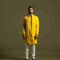 Yellow Achkan Set image 0