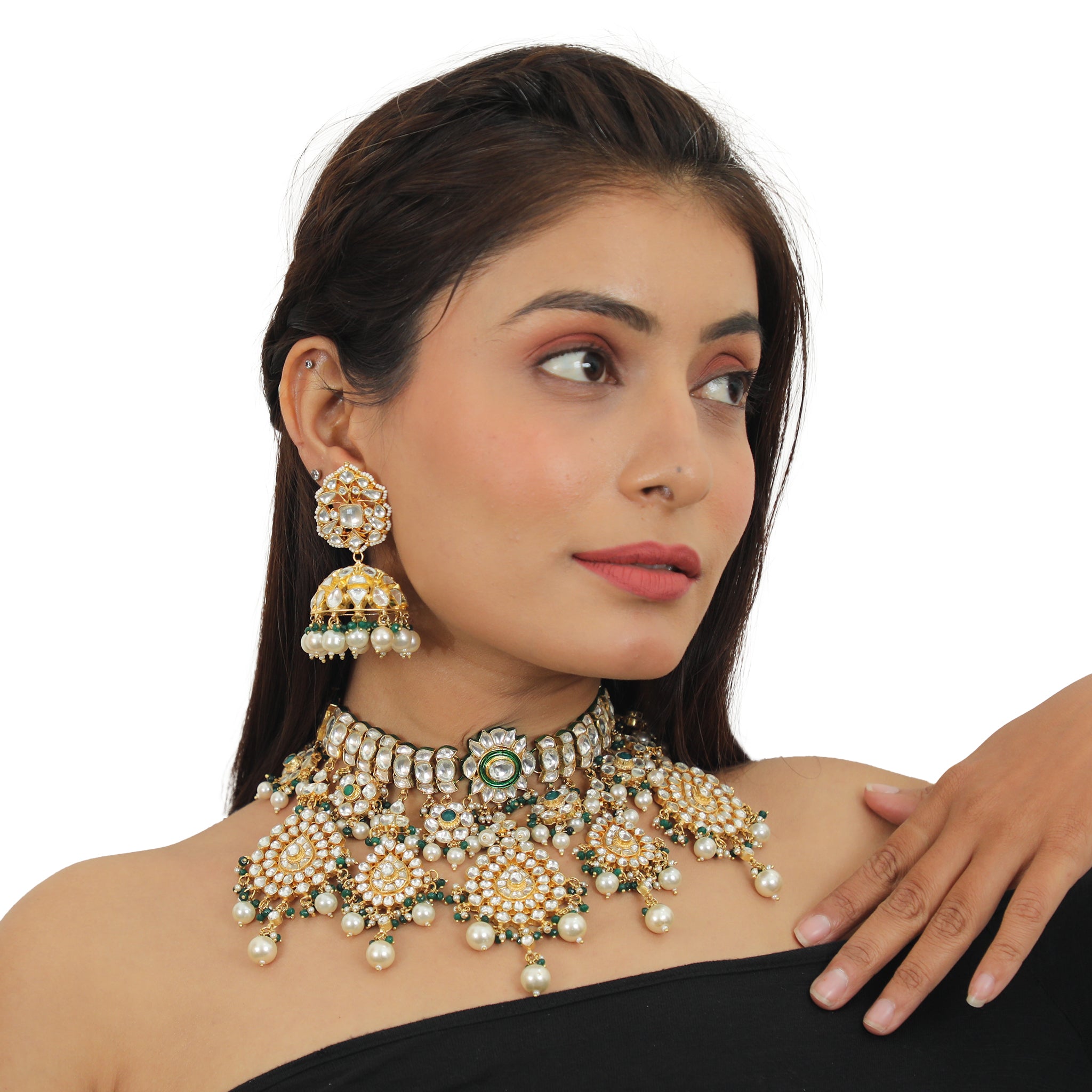 22KT Gold Plated Necklace Set image 1