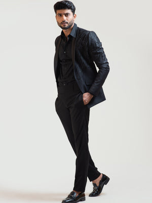 Black Rain Blazer Set image 4