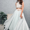 Mint Blue Lehenga Set image 0