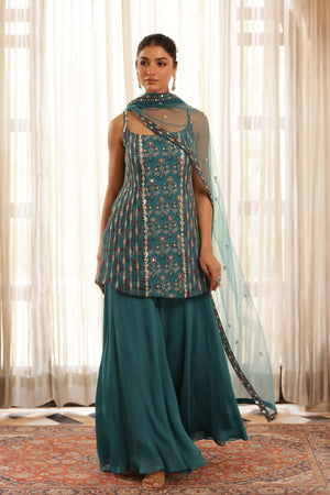 Floral Printed Straight Kurta image 7