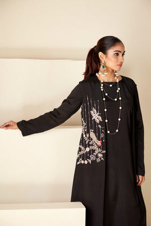 Aviary Elegance Kurta and Jacket Set image 3