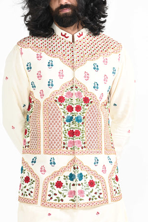 Shamlimaar Nehru with butta Kurta Set image 6