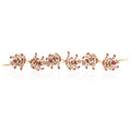 Pink And White Jadtar Hairband image 0