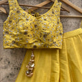 Yellow KNV palazzo set image 0