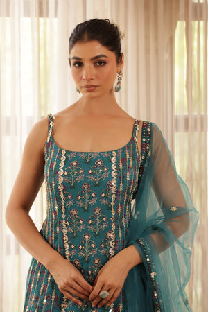 Floral Printed Straight Kurta image 3