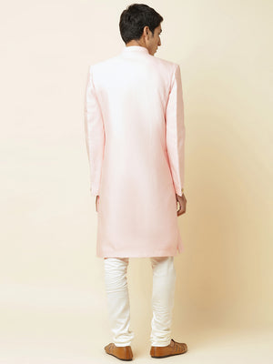 Light Pink Sherwani Set image 3