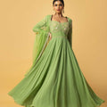 Mint green Anarkali image 0