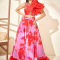 Tie Dye Lehenga Set image 0