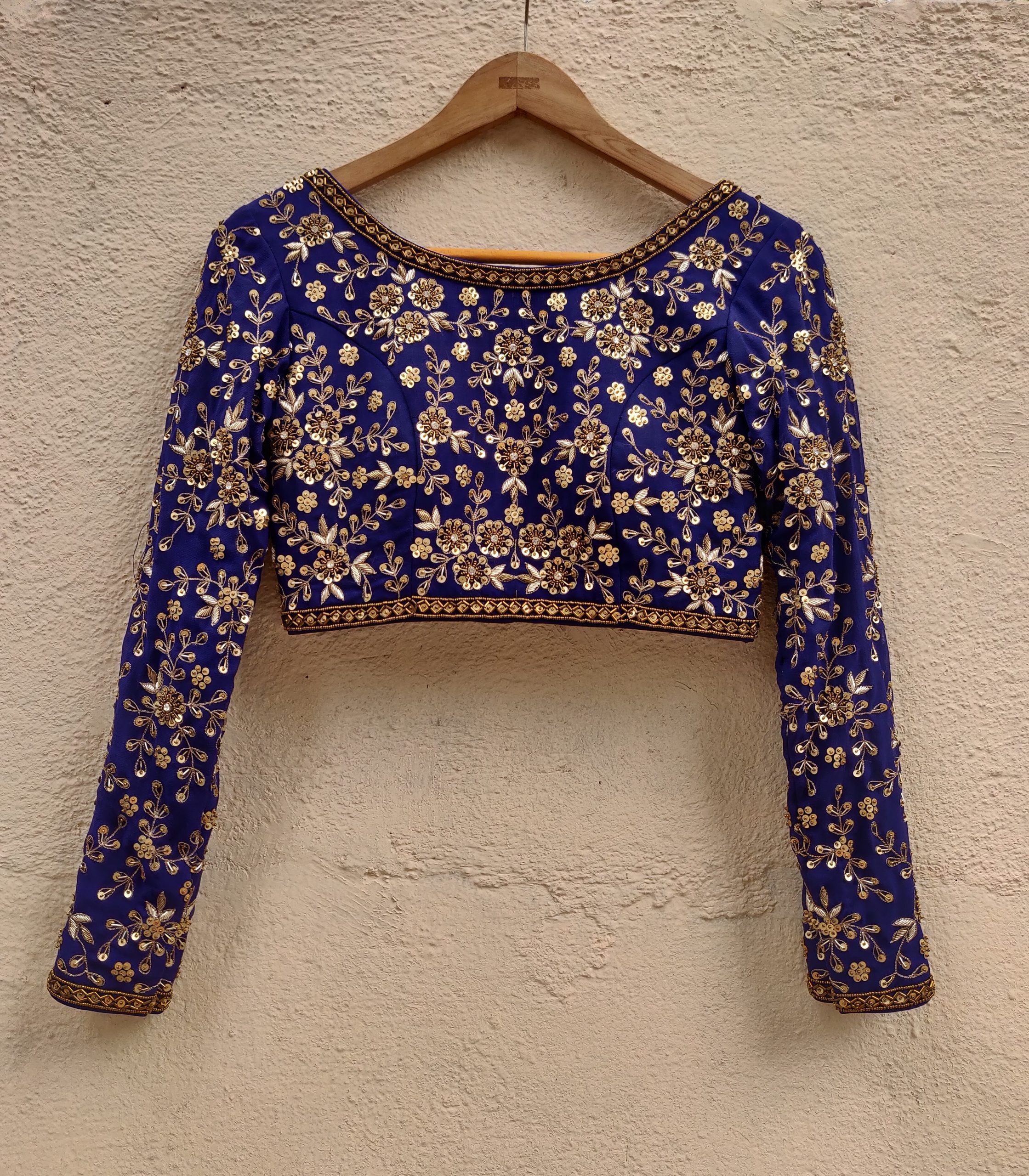 Indigo Blue Sharmily Lehenga image 4