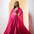 Pink Meera Lehenga Set image 0