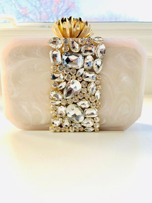 Flower Crown Marble Clutch image 0