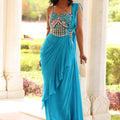 Ruffled Drape Skirt Set image 0