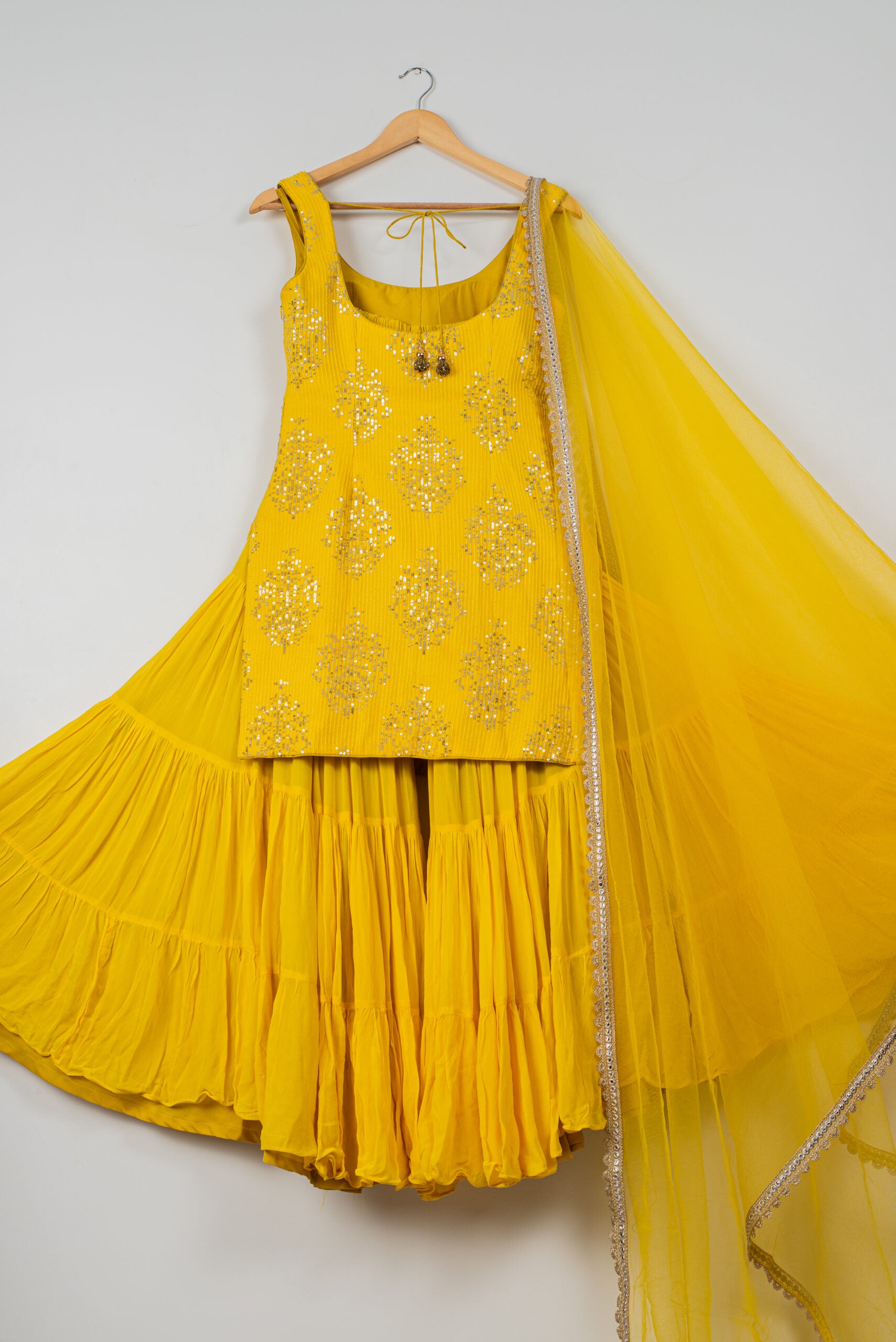 Daffodil Yellow Sharara Set image 2