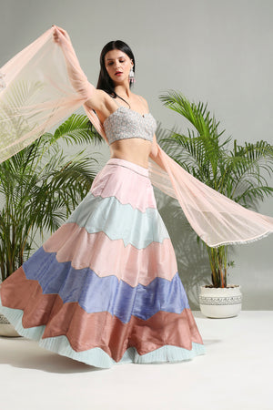Multicolor Lehenga Set image 4