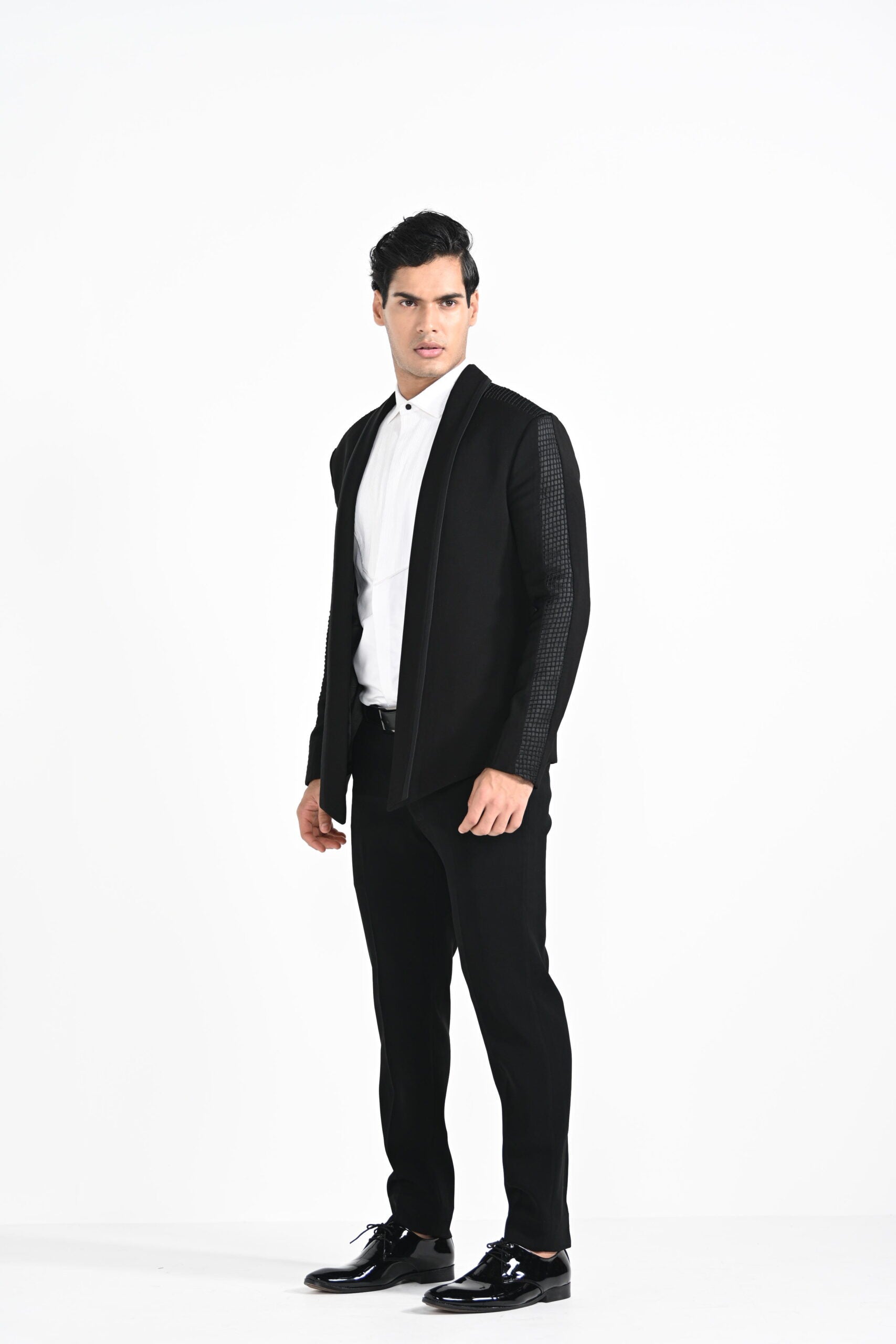 Open Blazer With Pintuck Detailing image 6