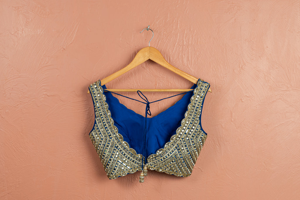 Azure Blue Sharara Set image 1