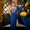 Navy Blue Corset Set image 0