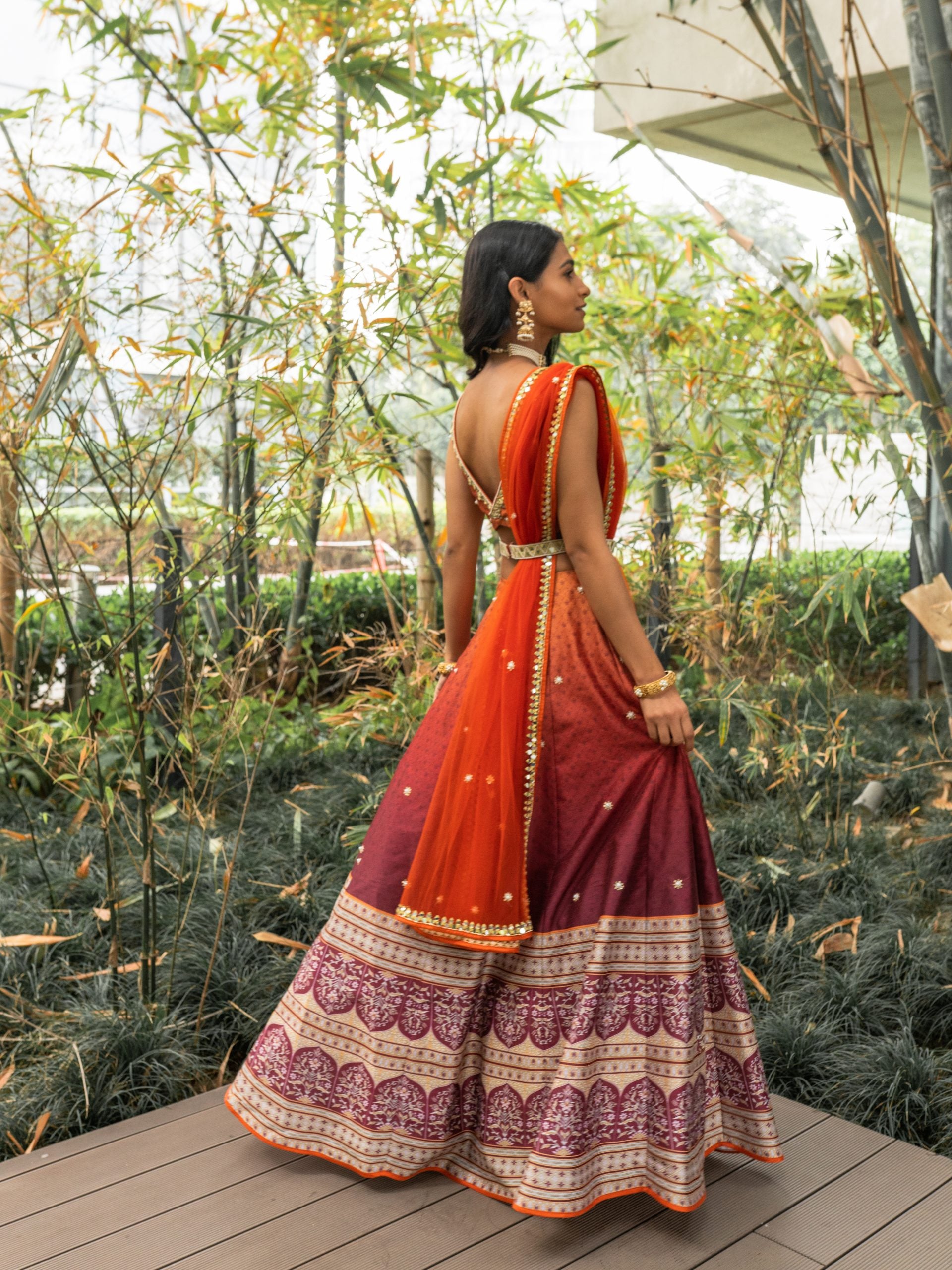 Zeenat Printed Lehenga Set image 1