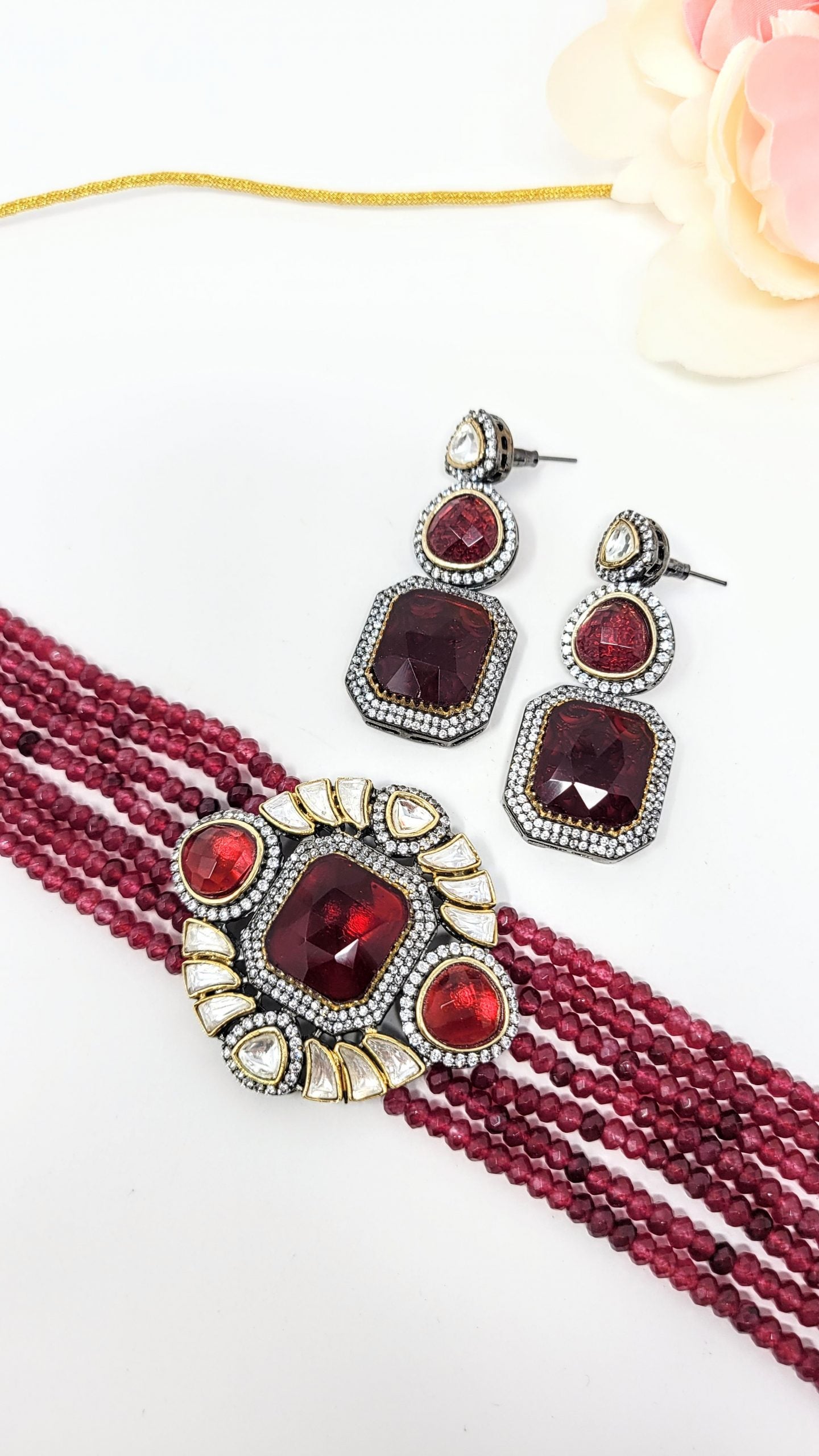 Ruby Choker Set image 2