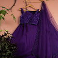 Royal Violet Lehenga Set image 0