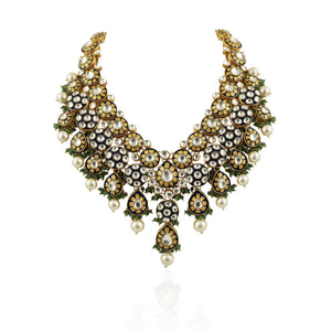 Sea Green Minawork Necklace Set image 4