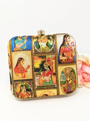 Mughal Printed Clutch image 1