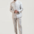 Gray Applique Prince Coat Set image 0