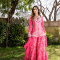 Fuchsia Pink 3 Piece Kurta Set image 0