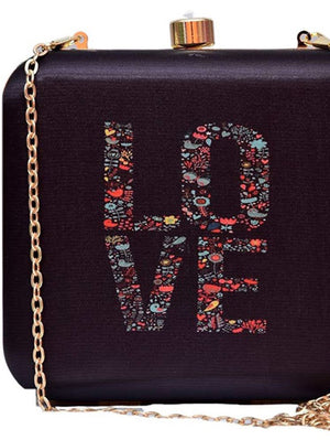 Love Printed Clutch image 0