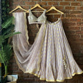Mirror Work Blouse Lehenga Set image 0