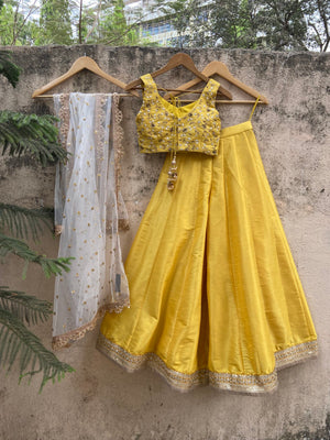 Yellow KNV palazzo set image 3