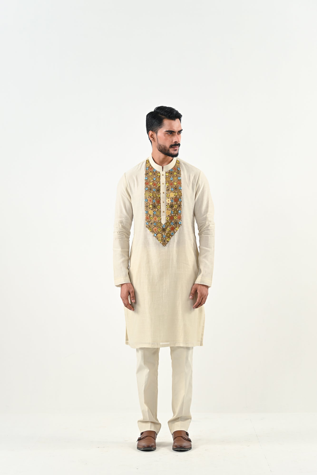 IB EMBROIDERED KURTA SET image 0