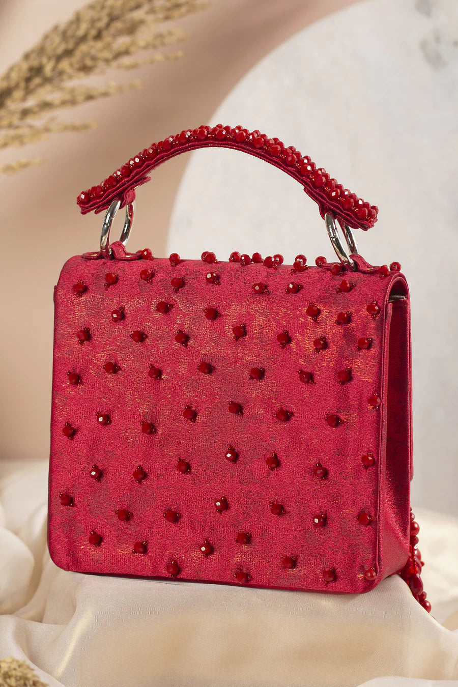 Kyra Red Clutch image 2