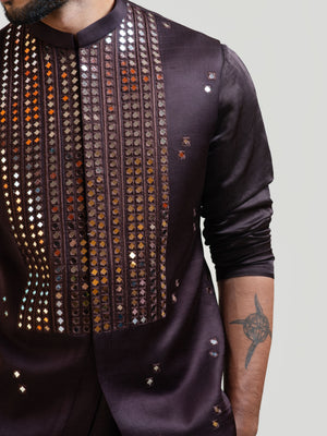 Coco Brown Nehru Jacket image 2