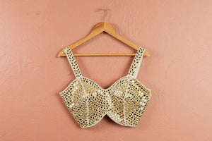 Ivory Mirror Brilliance Blouse with Sharara Set image 1