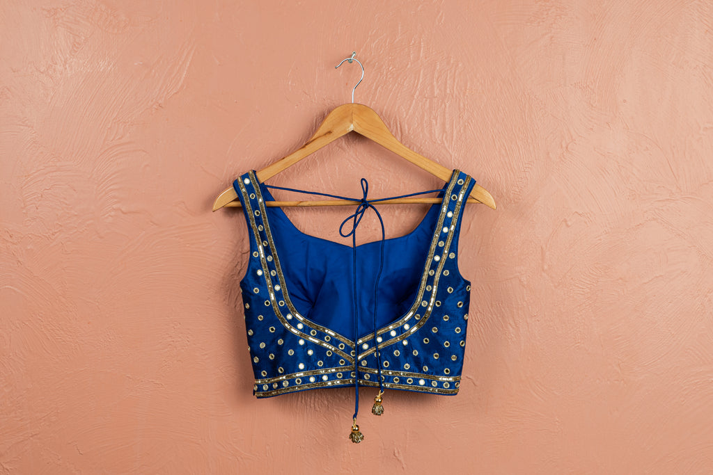 Azure Blue Lehenga Set image 2