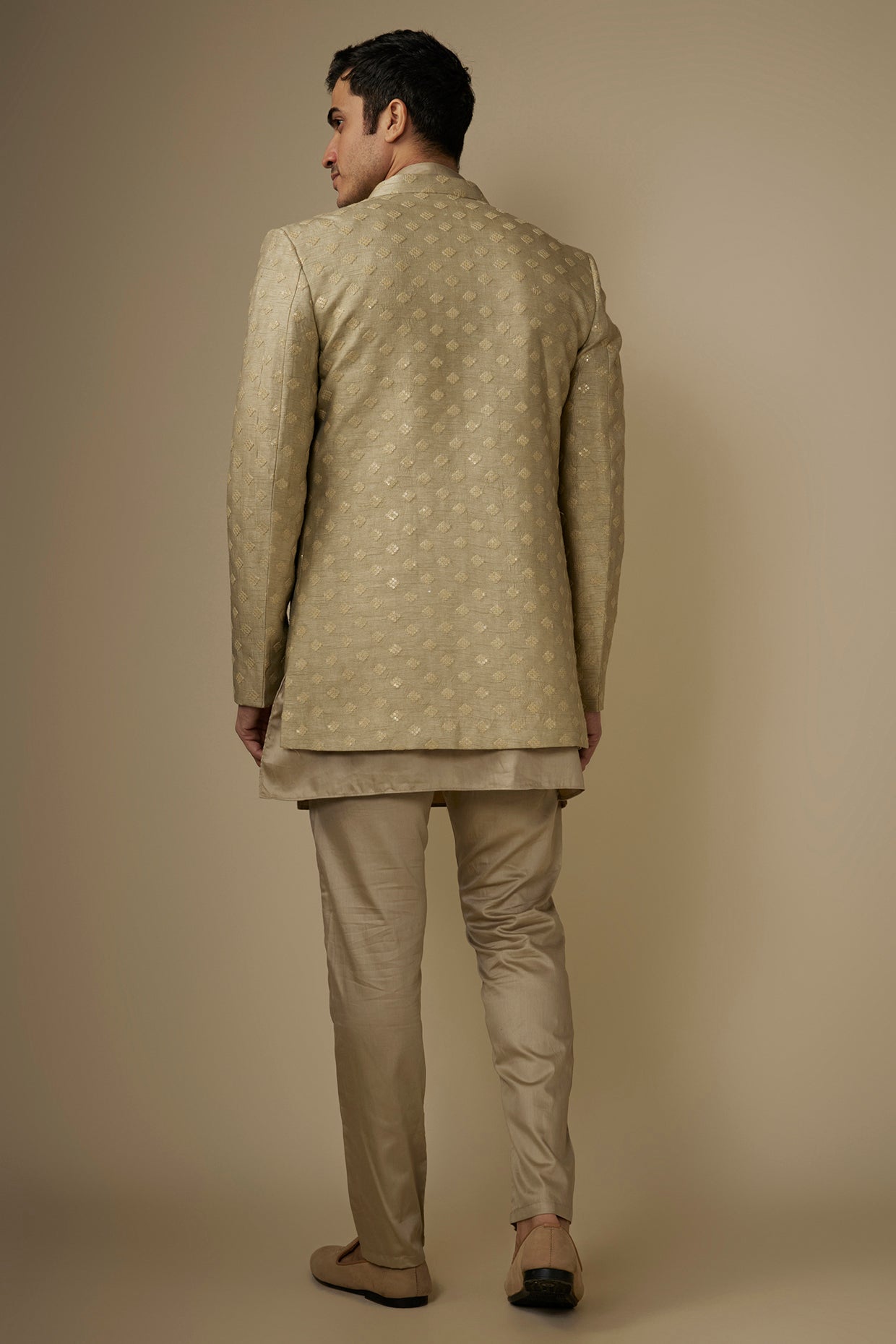 Champagne Gold Indo Western Set (Copy) image 2