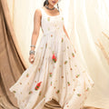 Off-White Asymmetrical Kurta Dress image 0