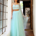Mint Green Bustier with Tulle Skirt image 0