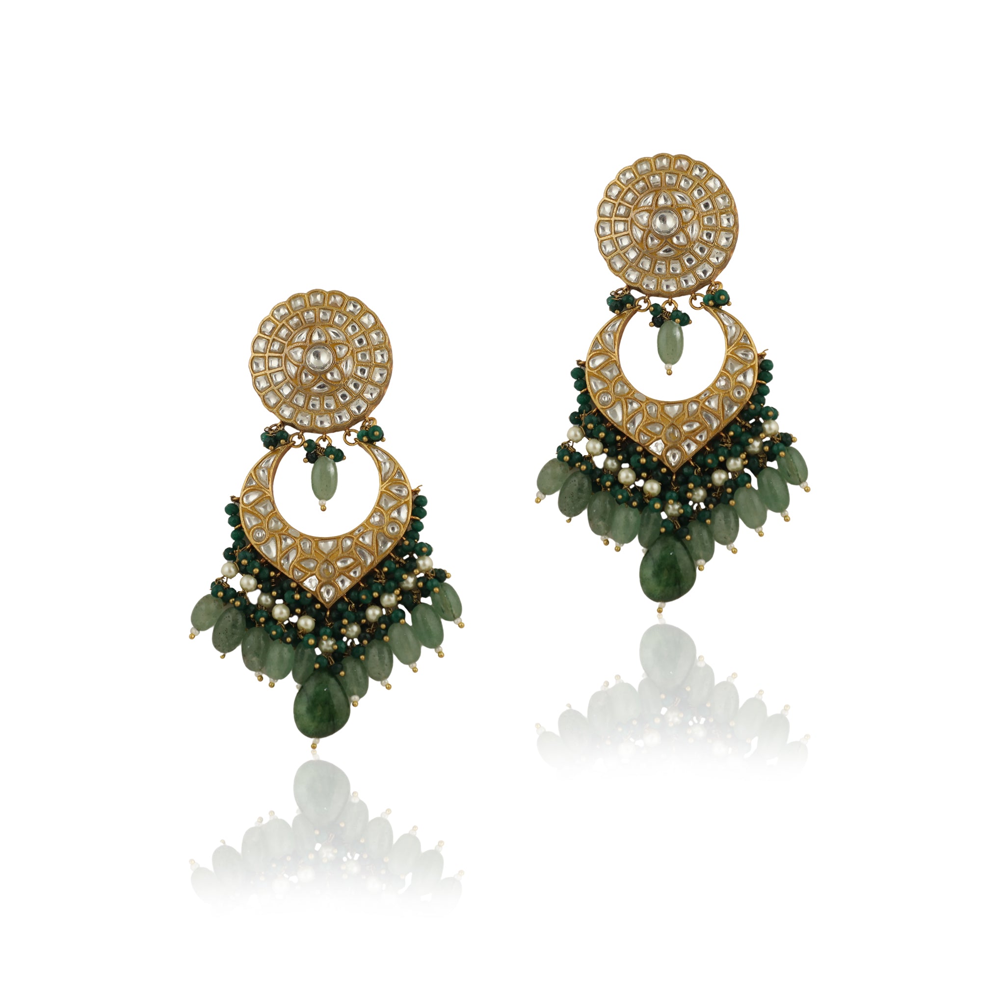 Bridal Double Layered Necklace Set image 2