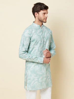 Tropical Print Kurta image 3