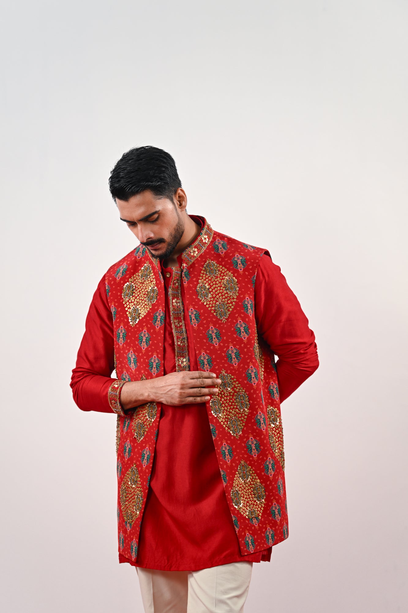 S HIGHLIGHTED HALF JACKET SET image 3