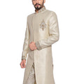 Cream Sherwani Set image 0