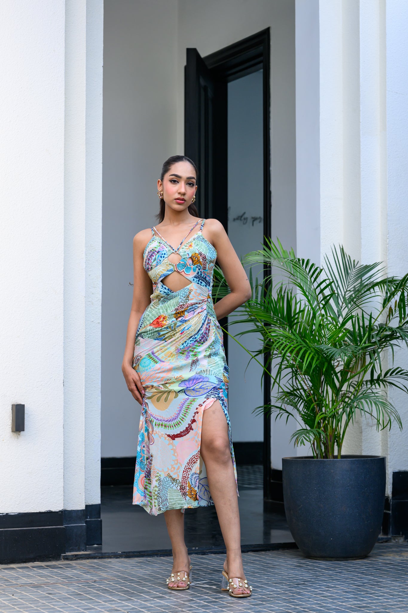 Gardenia Assymetrical Dress image 1